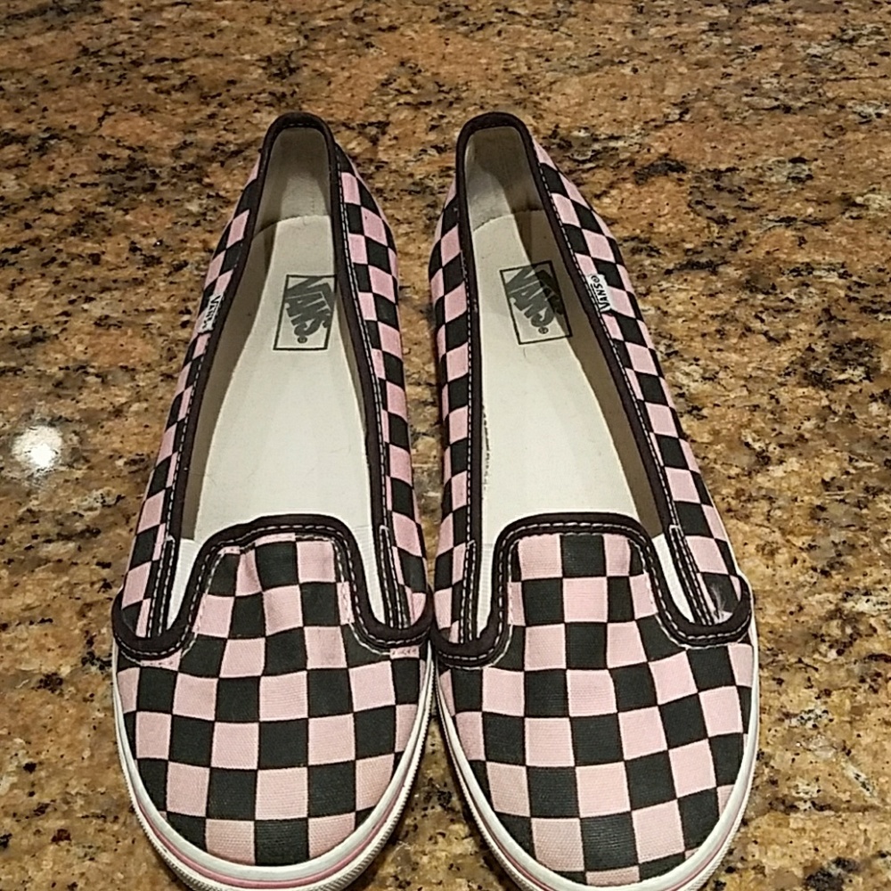 Vans slip ons checkerboard